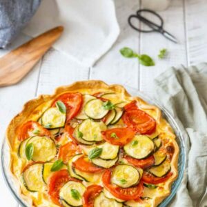 Kit Recette Quiche Tomates et Courgettes